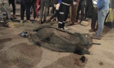 خاص| سيارة نقل تدهس مواطنًا وتفر هاربة بالعاشر من رمضان (صورة)