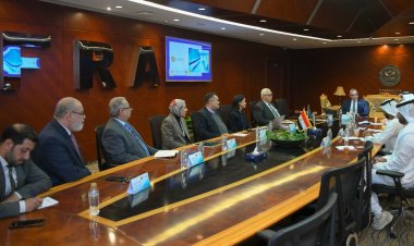 رئيس الرقابة المالية يستقبل وفد مسئولي جهاز أبو ظبي للمحاسبة لبحث سبل التعاون المشترك