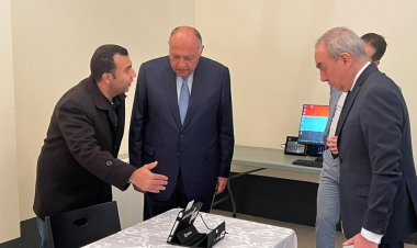 شكرى يتفقد الاستعدادات الأخيرة لانتخابات الرئاسة بالخارج بسفارة مصر فى باريس