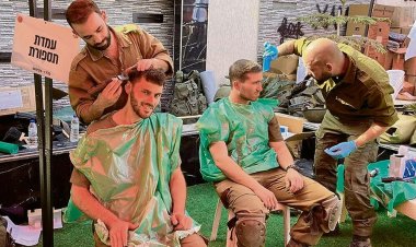 انفراد بالصور.. بخار وتدليك وتصفيف شعر جنود الاحتلال خلال الهدنة