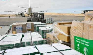 وصول الطائرة الإغاثية السعودية الـ 23 لإغاثة الشعب الفلسطيني في قطاع غزة