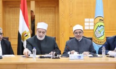 مجلس جامعة الأزهر يعبر عن تقديرة للجهود المصرية والقطرية
