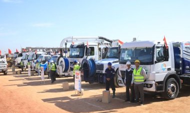 محافظ سوهاج وأعضاء لجنة وزارة التنمية المحلية يتفقدون اصطفاف المعدات بالمحافظة