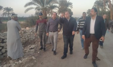 نائب محافظ الجيزة يتفقد مشروعات «حياة كريمة»  بمركز الصف