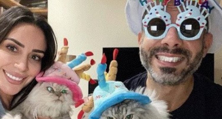 أنت منزلي دائمَا.. بسنت شوقي تحتفل بعيد ميلاد محمد فراج