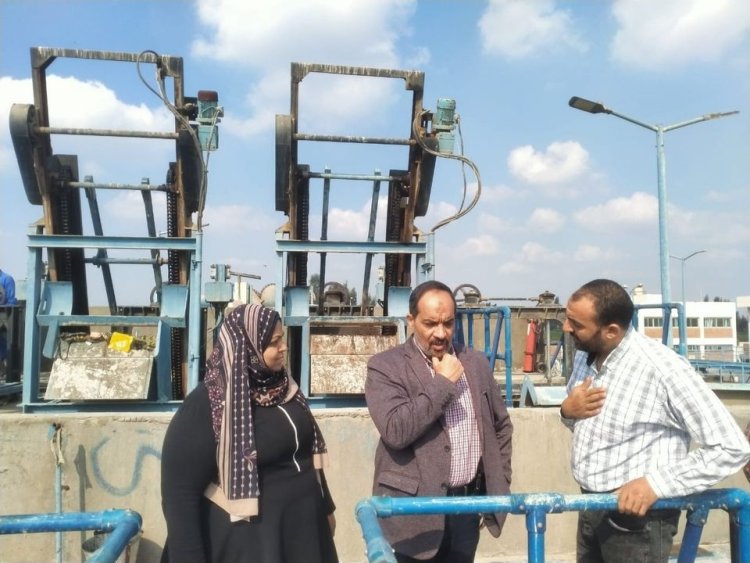رئيس مياه الشرقية يجري جولة تفقدية لمتابعة سير العمل في المحطات