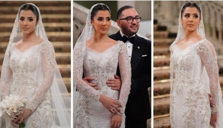 «بإطلالة بسيطة وهادئة».. لمى الشواربي تحتفل بعقد قرانها على المخرج أحمد ثروت