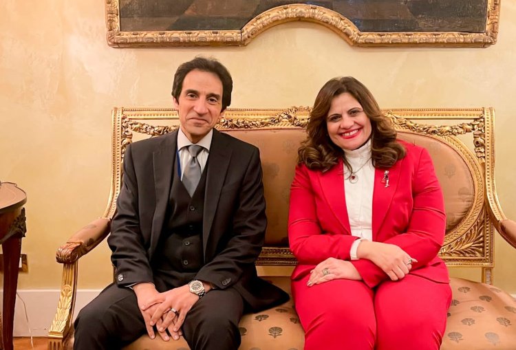 وزيرة الهجرة تصل إلى روما لحث المصريين بالخارج على المشاركة في الانتخابات الرئاسية