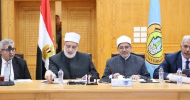مجلس جامعة الأزهر يعبر عن تقديرة للجهود المصرية والقطرية