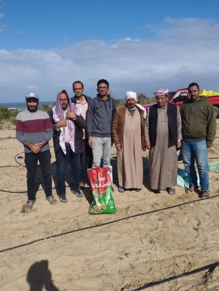 بحوث الصحراء ينظم قوافل إرشادية لمزارعى المحاصيل الاستراتيجية في الشيخ زويد