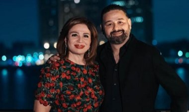 إلهام شاهين تحتفل بعيد ميلاد شقيقها «أمير»