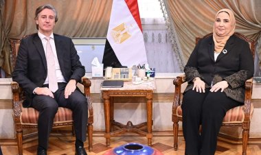 وزيرة التضامن تستقبل الممثل المقيم لبرنامج الأمم المتحدة الإنمائي في مصر