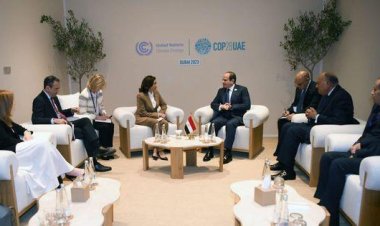 السيسي يلتقي كامالا هاريس.. وتوافق مصري أمريكي على خطورة الوضع في غزة