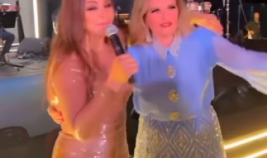 «وصلة رقص» بين يسرا وإليسا في مهرجان البحر الأحمر السينمائي