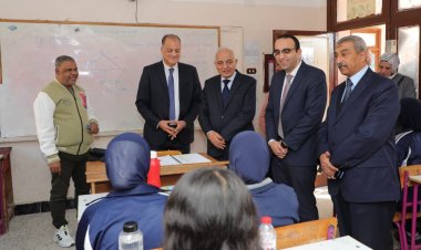 وزير التربية والتعليم يتفقد مدرسة فاطمة الزهراء الإعدادية بنات بالإسماعيلية