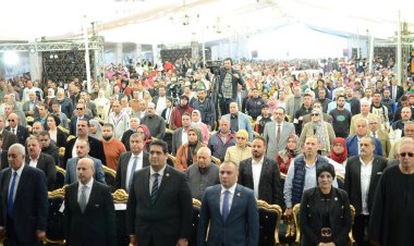 مؤتمر حاشد لدعم السيسي في الانتخابات الرئاسية بدمياط (صور)