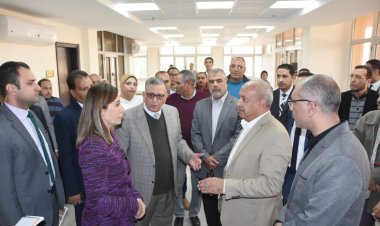 وزيرة الثقافة تتفقد مشروع تطوير مجمع الفنون المعاصرة ومكتبة 15 مايو