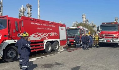 «البترول الكويتية» تكشف سرحريق ميناء عبدالله