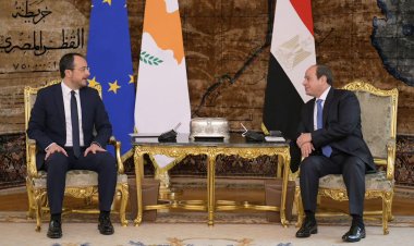 الرئيس عبد الفتاح السيسي يستقبل الرئيس القبرصي في قصر الاتحادية