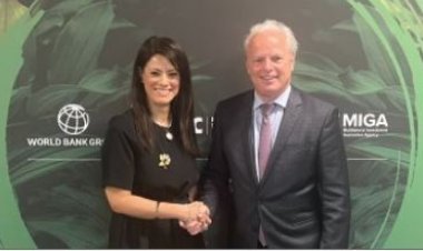 وزيرة التعاون الدولى تلتقى المدير المنتدب الأول بالبنك الدولى لشئون سياسات التنمية