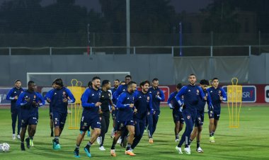 الأهلي يواصل استعداداته لمباراة شباب بلوزداد