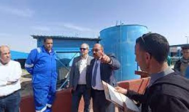 رئيس مياه القناة: إحلال وتجديد شبكات خطوط مياه قرية أم عزام