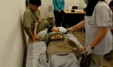 بسبب خطأ صغير.. عارضة أزياء تتعرض لـ كارثة أثناء تجربة العلاج الحراري