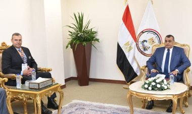 وزير الإنتاج الحربي يبحث مع ممثلي «نورثروب جرومان» سبل التعاون في التصنيع العسكري