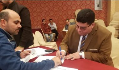 توافد القضاة على مجمع دمنهور لاستلام أوراق اقتراع انتخابات الرئاسة (صور)