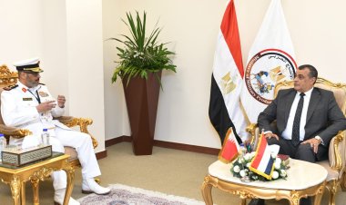 وزير الدولة للإنتاج الحربي يستقبل مدير إدارة التصنيع والتطوير الحربي بالبحرين