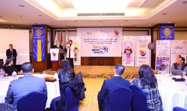 "القباج" تشهد مراسم إشهار أول نادى روتارى للصم وضعاف السمع بالمنطقة الروتارية