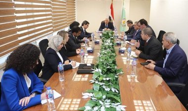 وزير الزراعة يبحث مع وفد منظمة التعاون الاقتصادي والتنمية التعاون المشترك