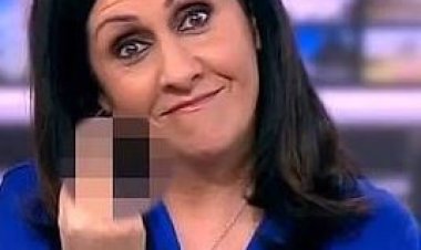 مذيعة BBC تعتذر بعد تصرف صادم على الهواء مباشرة