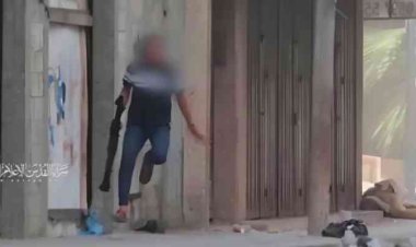 #ولعت.. هاشتاج يهز السوشيال ميديا بعد رقص مقاتل فلسطيني فرحًا بتفجير دبابة إسرائيلية (فيديو)