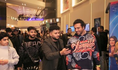 بالصور.. حسن الرداد يحتفل بفليم «بلوموندو» مع جمهوره