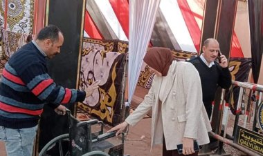 الانتخابات الرئاسية|انتشار أمني مكثف أمام لجان القليوبية وبدء توافد الناخبين (صورة)