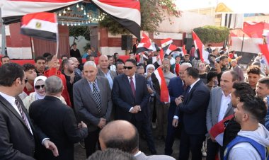 محافظ الدقهلية يتفقد مقار اللجان الانتخابية من الخارج