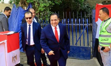 رئيس التنظيم والإدارة يدلي بصوته في الانتخابات الرئاسية ويدعو المواطنين لاستخدام حقهم الدستوري