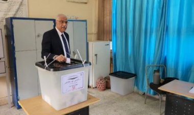 رئيس اتحاد الكرة يدلي بصوته في الانتخابات الرئاسية 2024