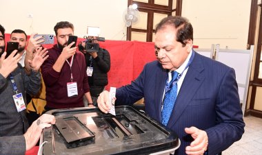 وكيل مجلس النواب يدلي بصوته في الانتخابات الرئاسية