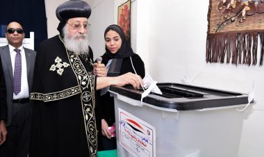 عقب إدلائه بصوته بالانتخابات.. قداسة البابا: الكنيسة تشارك بإيجابية في عملية التصويت