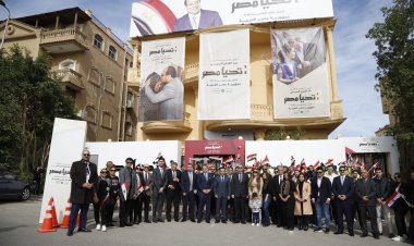 على هامش انتخابات الرئاسة.. تفاصيل زيارة وفد حزب «مصر أكتوبر» لحملة «السيسي»