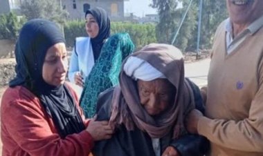 عنده 115 سنة.. أكبر مُعمر في الغربية يحرص على الإدلاء بصوته: «بحب بلدي»