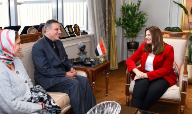 وزيرة الهجرة تستقبل نائب رئيس فرع اتحاد المصريين في الخارج بالولايات المتحدة