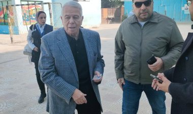حسن حمدي رئيس الأهلي الأسبق يدلي بصوته في الانتخابات الرئاسية