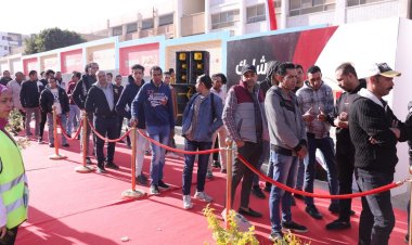 زحام من المواطنين للإدلاء بأصواتهم على المقار الانتخابية فى المعصرة والرحاب والدرب الأحمر (صور)