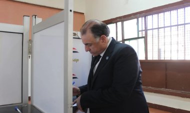 الإعلامي محمد فودة يدلي بصوته في الانتخابات الرئاسية