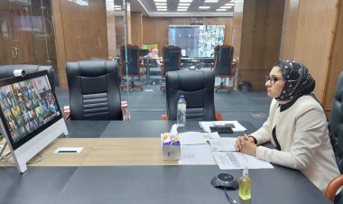 عبر الفيديو كونفرانس.. نائب محافظ الوادي الجديد تشارك باجتماع مجلس الوزراء