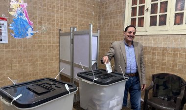 رئيس شعبة الأرز باتحاد الصناعات يدلي بصوته في الانتخابات الرئاسية