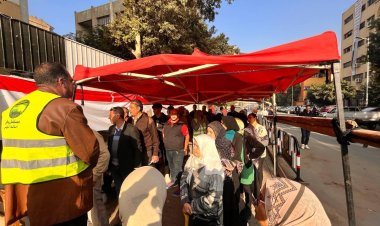 زحام من المواطنين على للجان الانتخابية في مناطق العباسية والوايلي